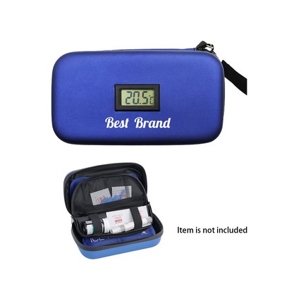 Portable Outdoor Organizer with Temperature Display